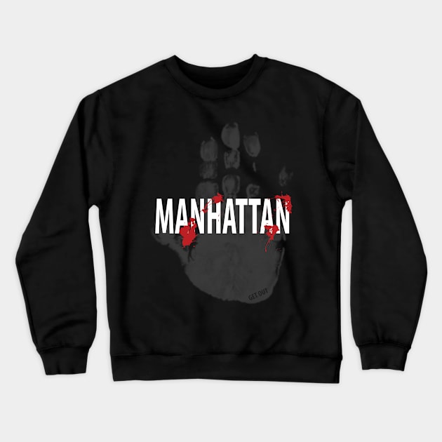 Manhattan Crewneck Sweatshirt by withAlexTheLion